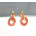 Wholesale hypoallergenic clip on jewelry acrylic resin new 2020 fall earrings